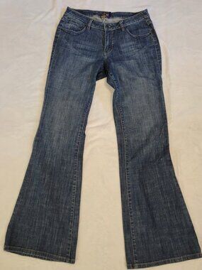 Jag Jeans Size 10 Stretch Bootcut Denim Jeans Medium Wash